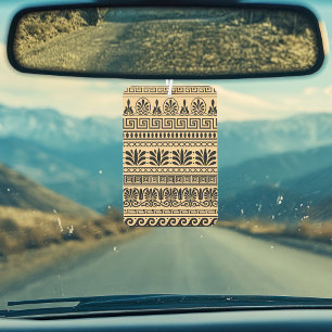 Désodorisant Pour Voiture Fret grec, Motif méditerranéen, Brown