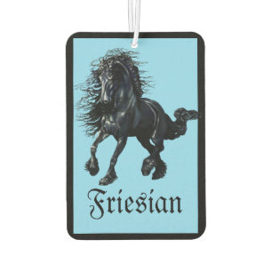 Désodorisant Pour Voiture Frison, étalon noir, cheval Frison