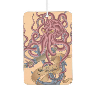 Désodorisant Pour Voiture Frisser mon âme   Tatto de poulpe