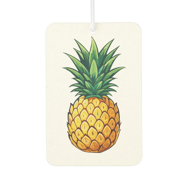 Désodorisant Pour Voiture Fruit d'ananas (Devant)