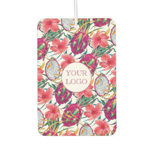 Désodorisant Pour Voiture Fruit de dragon Floral Tropical Moderne Vert Palmi