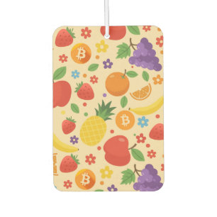 Désodorisant Pour Voiture Fruits Bitcoin