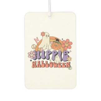 Désodorisant Pour Voiture Fun Halloween Designs Hippie Halloween Retro