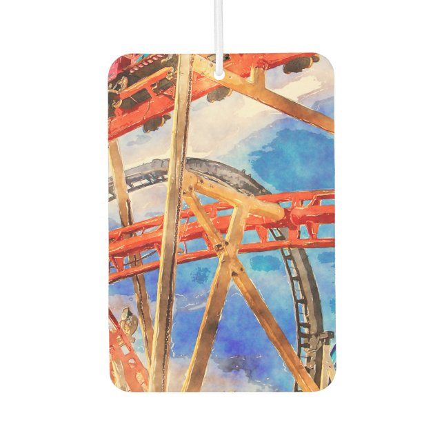 Désodorisant Pour Voiture fun with roller coaster tote bag (Devant)