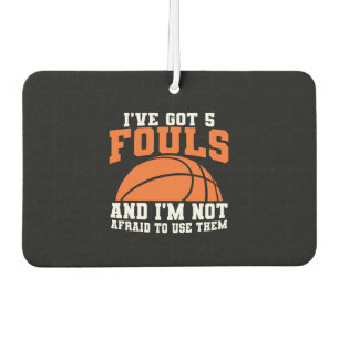 Désodorisant Pour Voiture Funny Basketball