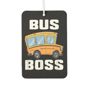 Désodorisant Pour Voiture Funny Bus Boss School Bus Driver
