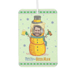 Désodorisant Pour Voiture Funny Frosty Beer Man Humour Photo personnalisée N
