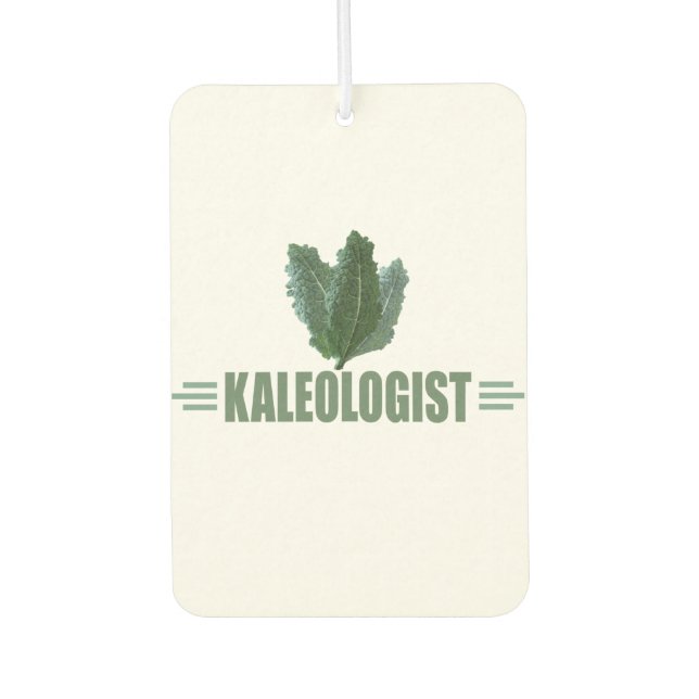 Désodorisant Pour Voiture Funny Kale Lover (Devant)