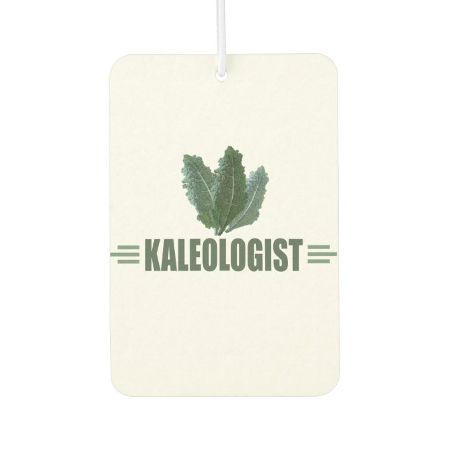 Désodorisant Pour Voiture Funny Vegetable Kale (Devant)