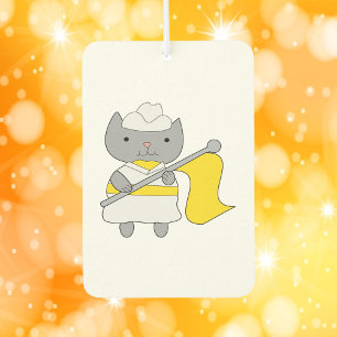 Désodorisant Pour Voiture Garde couleur gris chat jaune blanc