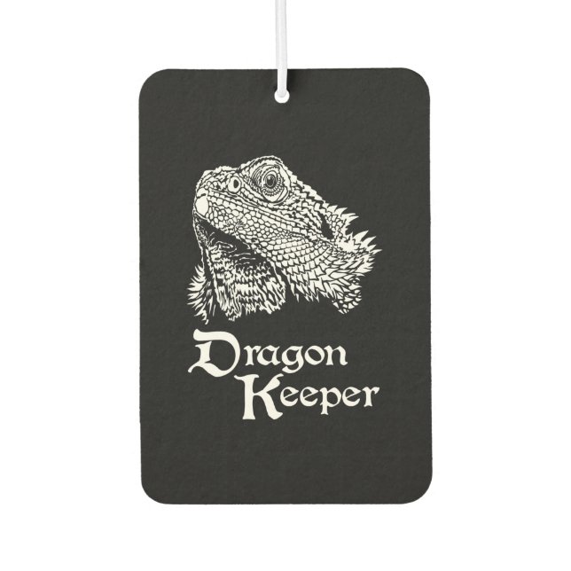 Désodorisant Pour Voiture Gardien de dragon d'Iguana (Devant)