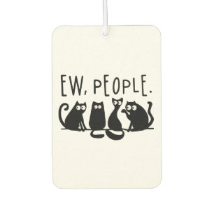 Désodorisant Pour Voiture Gens dégueu Chats mignons Chats noirs 