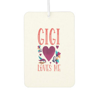 Désodorisant Pour Voiture Gigi aime moi Valentines jour cadeau à la petite-f