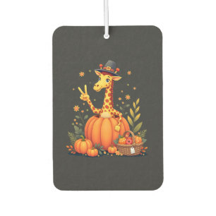 Désodorisant Pour Voiture Girafe de la chute de citrouille d'automne de reme