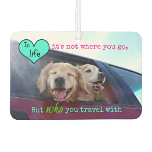 Désodorisant Pour Voiture Golden Retriever Travel Friendship
