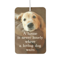 Golden Retriever Une Maison N'Est Jamais Seule