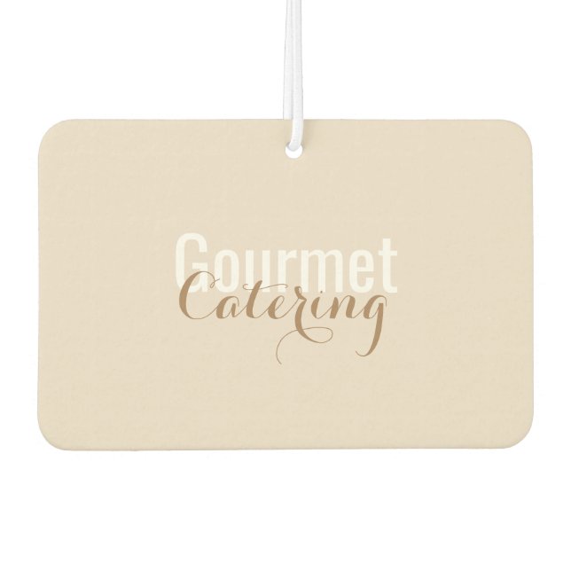 Désodorisant Pour Voiture Gourmet Catering Air Freshener  (Devant)