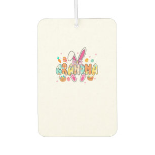 Désodorisant Pour Voiture Grand-mère Pâques Grand-mère Coquette Lapin Oreill