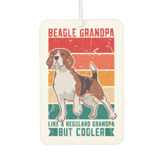 Désodorisant Pour Voiture grand-père beagle comme un grand-père ordinaire ma