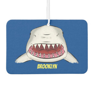 Désodorisant Pour Voiture Grand requin blanc moyen dessin animé
