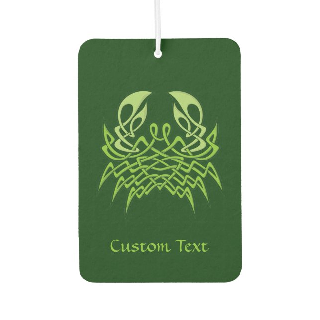 Désodorisant Pour Voiture Green crab Celtic Knot (Devant)