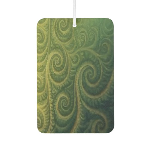 Désodorisant Pour Voiture Green Fractal Air Freshener (Devant)