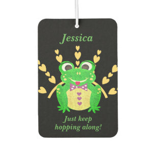 Désodorisant Pour Voiture Grenouille adorable Freshener à air personnalisé