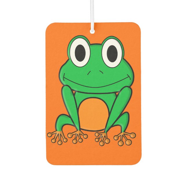 Désodorisant Pour Voiture Grenouille verte (Devant)