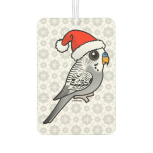 Désodorisant Pour Voiture Grey Budgie Santa Claus