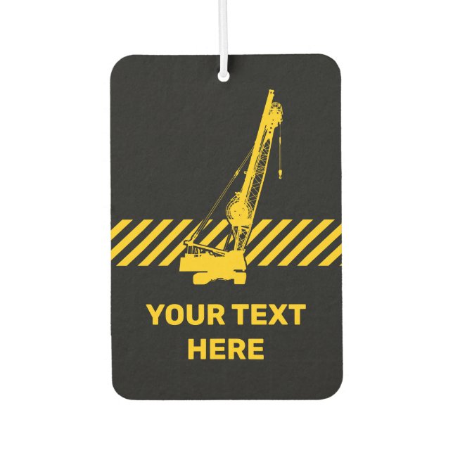 Désodorisant Pour Voiture Grue de construction (Devant)