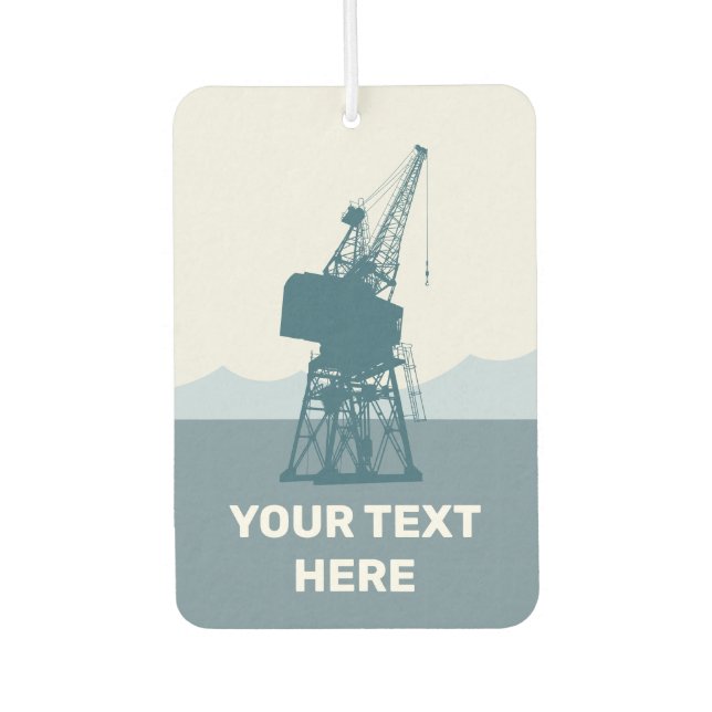 Désodorisant Pour Voiture Grue du chantier naval (Devant)