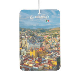 Désodorisant Pour Voiture Guanajuato, Mexique - Paysage urbain coloré
