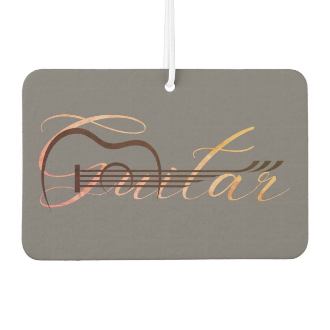 DÉSODORISANT POUR VOITURE GUITAR (Devant)