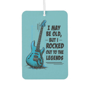 Désodorisant Pour Voiture Guitare vintage Retro Rock Legend Musique nostalgi