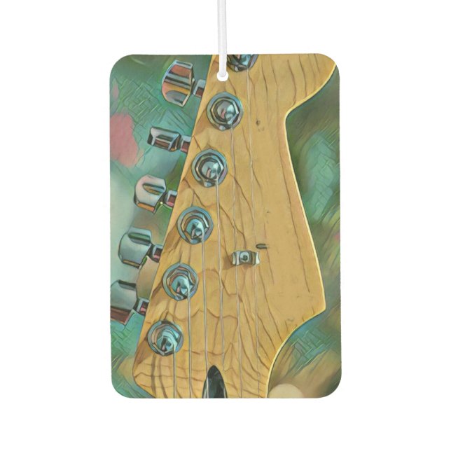 Désodorisant Pour Voiture guitarist birthday gift (Devant)