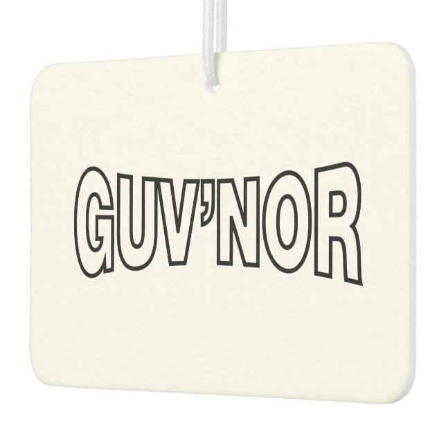 DÉSODORISANT POUR VOITURE GUV'NOR (Gauche)