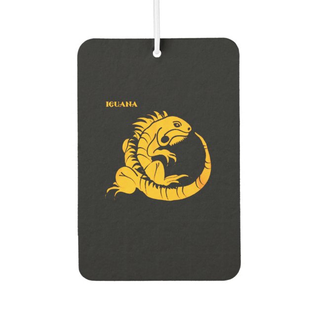 Désodorisant Pour Voiture Habitat d'Iguana (Devant)