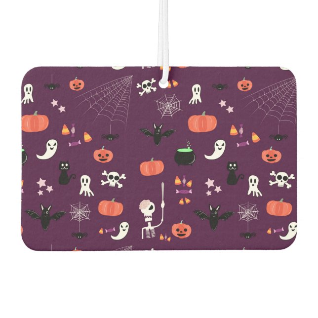 Désodorisant Pour Voiture Halloween (Devant)