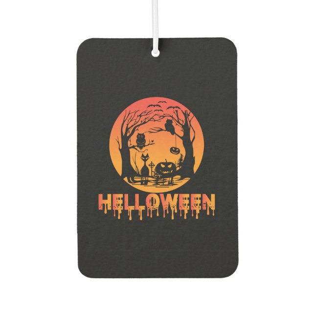 Désodorisant Pour Voiture Halloween (Devant)