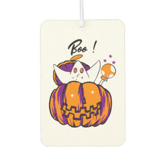 Désodorisant Pour Voiture Halloween Boo