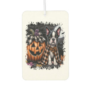 Désodorisant Pour Voiture Halloween Boston Terrier Dog