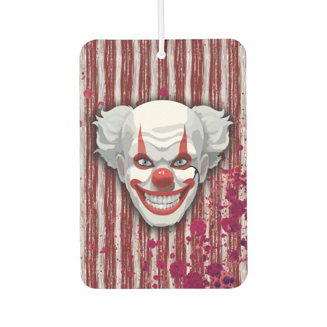 Désodorisant Pour Voiture Halloween du Carnaval de Clown déplaisant (Devant)