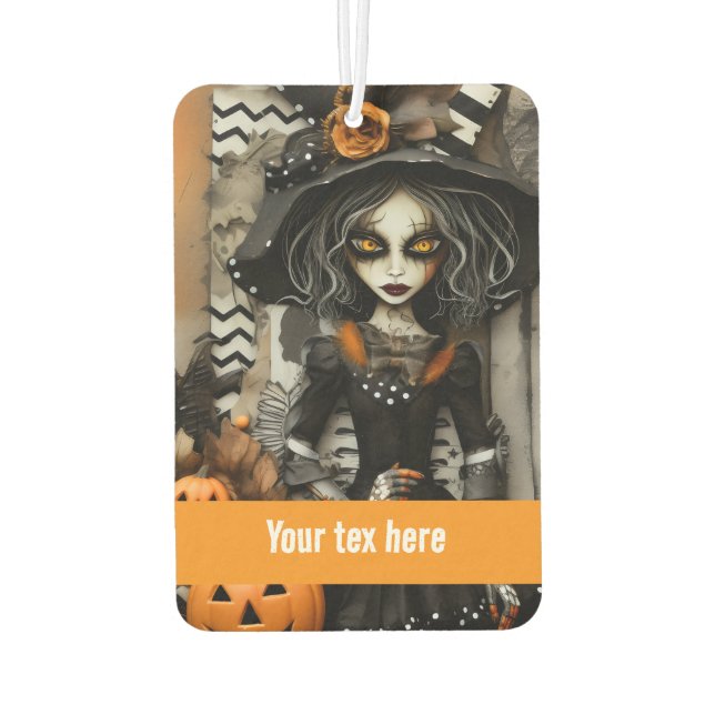 Désodorisant Pour Voiture Halloween Witch (Dos)