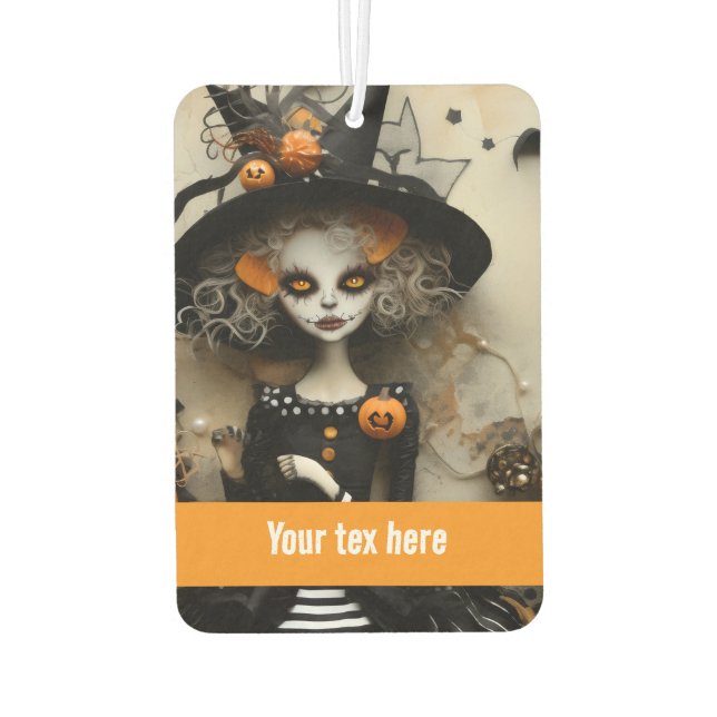 Désodorisant Pour Voiture Halloween Witch (Dos)