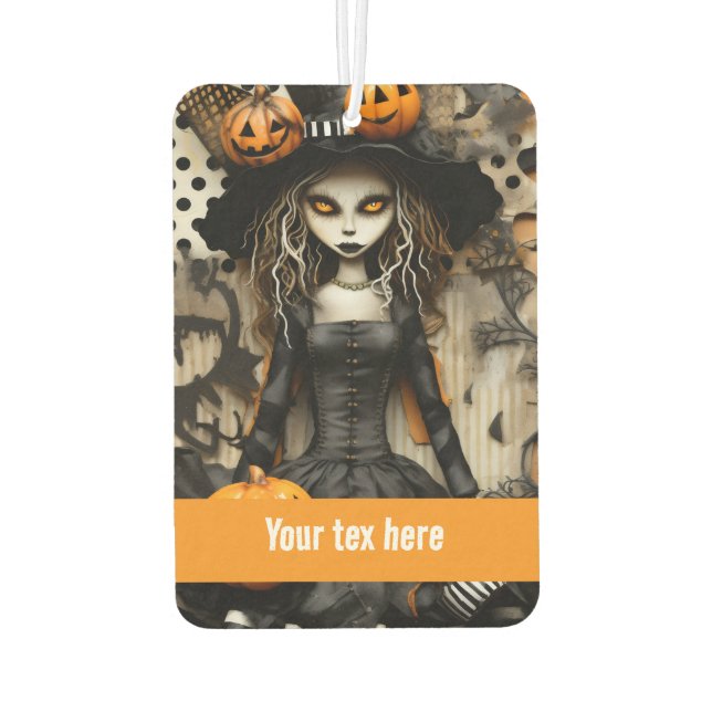 Désodorisant Pour Voiture Halloween Witch (Dos)