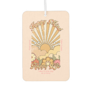 Désodorisant Pour Voiture Happy Mind Happy Life Hippy Vibes Super