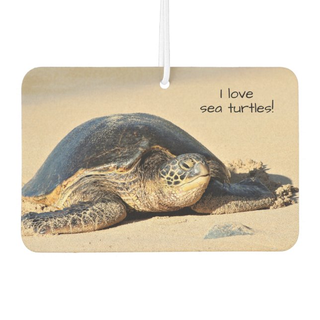 Désodorisant Pour Voiture Hawaïen Tortue de mer Air Freshner (Devant)