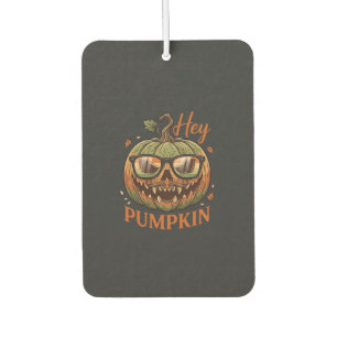 Désodorisant Pour Voiture Hey Citrouille Halloween Lanterne Jack Lunettes Mo