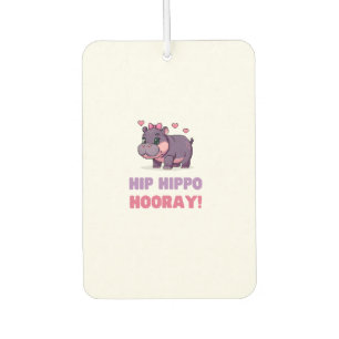 Désodorisant Pour Voiture HIPPO HIPPO HIPORAY MOO DENG Cartoon Animal Adve