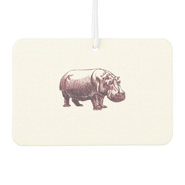 Désodorisant Pour Voiture Hippopotame (Devant)